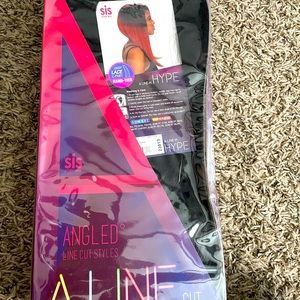 Bomb synthetic angled bob wig